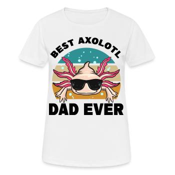 Axolotl als Haustier - Frauen T-Shirt atmungsaktiv - Weiß - Vorne - AI Model Female 172 dark (172cm)