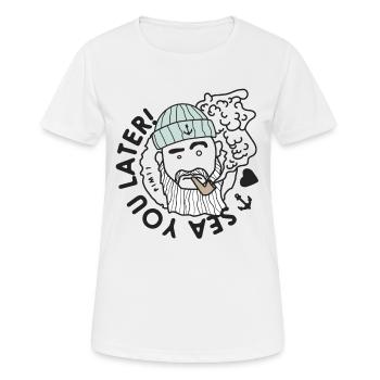Sailor - Women's Breathable T-Shirt - white - Front - AI Model Female 172 dark (172cm)