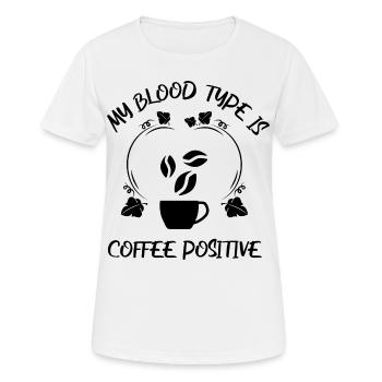 Kaffee Espresso Käffchen - Frauen T-Shirt atmungsaktiv - Weiß - Vorne - AI Model Female 172 dark (172cm)
