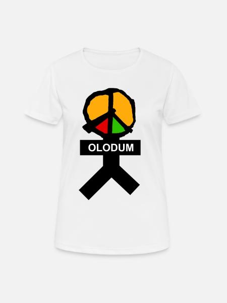 Olodum - T-shirt respirant Femme - blanc