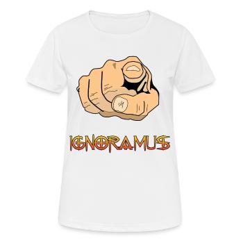 Drôle drôle drôle drôle drôle drôle drôle - T-shirt respirant Femme - blanc - Devant - AI Model Female 172 dark (172cm)