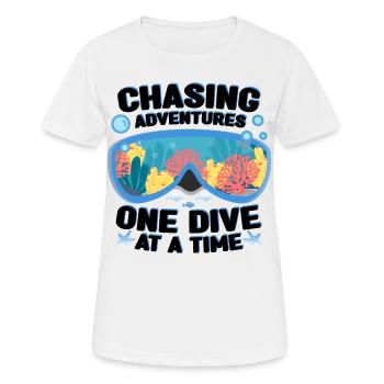 Diver - Women's Breathable T-Shirt - white - Front - AI Model Female 172 dark (172cm)