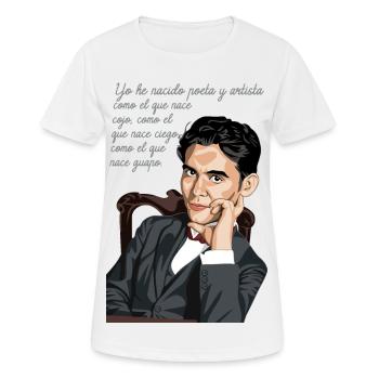 Federico - T-shirt respirant Femme - blanc - Devant - AI Model Female 172 dark (172cm)