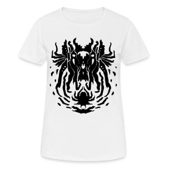 Cthulhu Rorschach test - Women's Breathable T-Shirt - white - Front - AI Model Female 172 dark (172cm)