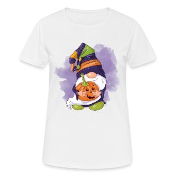 Halloween-Wichtel - Frauen T-Shirt atmungsaktiv - Weiß - Vorne - AI Model Female 172 dark (172cm)