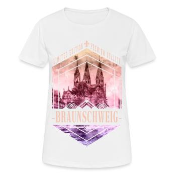 Braunschweig Germany City Skyline Home - Women's Breathable T-Shirt - white - Front - AI Model Female 172 dark (172cm)
