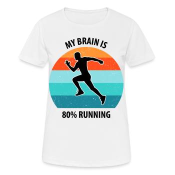 Floorball Unihockey Feldhockey Hallenhockey - Frauen T-Shirt atmungsaktiv - Weiß - Vorne - AI Model Female 172 dark (172cm)