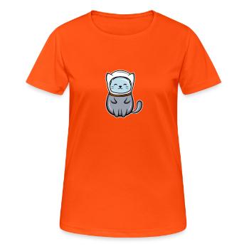 Astronaut Cosmonaut Astronaut Taikonaut - Women's Breathable T-Shirt - neon orange - Front - AI Model Female 172 dark (172cm)
