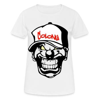Köln - Colonia - Frauen T-Shirt atmungsaktiv - Weiß - Vorne - AI Model Female 172 dark (172cm)
