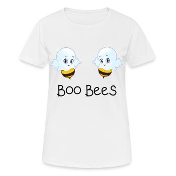 Boo Bees Halloween Geist Biene Geschenkidee Party - Frauen T-Shirt atmungsaktiv - Weiß - Vorne - AI Model Female 172 dark (172cm)