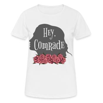 Rose Hathaway Quote "Hey, Comrade" Vampire Academy - Women's Breathable T-Shirt - white - Front - AI Model Female 172 dark (172cm)