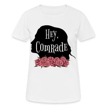 Rose Hathaway Quote "Hey, Comrade" Vampire Academy - Women's Breathable T-Shirt - white - Front - AI Model Female 172 dark (172cm)