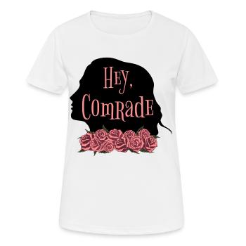 Rose Hathaway Quote "Hey, Comrade" Vampire Academy - Women's Breathable T-Shirt - white - Front - AI Model Female 172 dark (172cm)