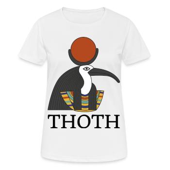 , Dieu de Sagesse - T-shirt respirant Femme - blanc - Devant - AI Model Female 172 dark (172cm)