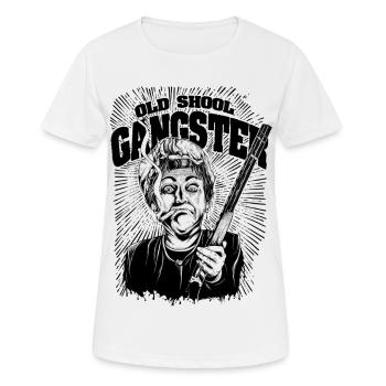 Old Shool Gangster - Women's Breathable T-Shirt - white - Front - AI Model Female 172 dark (172cm)