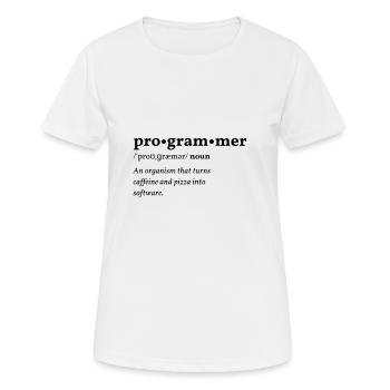 Programmer (Programmierer) Clean Edition - Frauen T-Shirt atmungsaktiv - Weiß - Vorne - AI Model Female 172 dark (172cm)