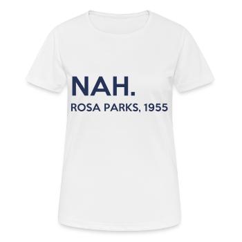 Nah - Rosa Parks - 1955 - Women's Breathable T-Shirt - white - Front - AI Model Female 172 dark (172cm)