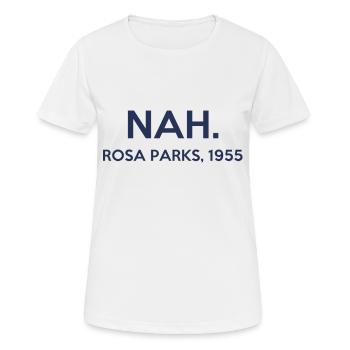 Nah - Rosa Parks - 1955 - Women's Breathable T-Shirt - white - Front - AI Model Female 172 dark (172cm)