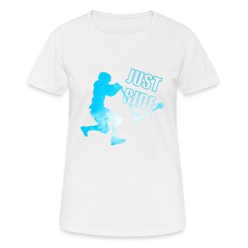 Freestyle Art Scooter - Frauen T-Shirt atmungsaktiv - Weiß - Vorne - AI Model Female 172 dark (172cm)