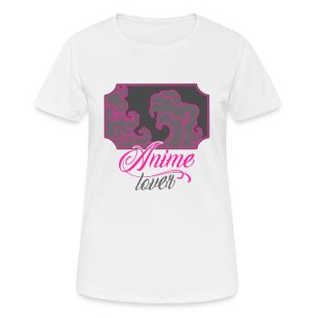 Anime lover - Women's Breathable T-Shirt - white - Front - AI Model Female 172 dark (172cm)