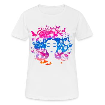 Beautiful Dream - Women's Breathable T-Shirt - white - Front - AI Model Female 172 dark (172cm)