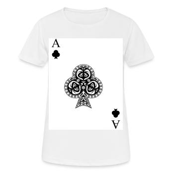 Ass der Vereine - Frauen T-Shirt atmungsaktiv - Weiß - Vorne - AI Model Female 172 dark (172cm)