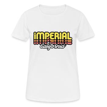 Retro Imperial California - Women's Breathable T-Shirt - white - Front - AI Model Female 172 dark (172cm)