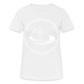 Baking Cheesecake - Women's Breathable T-Shirt - white - Front - AI Model Female 172 dark (172cm)