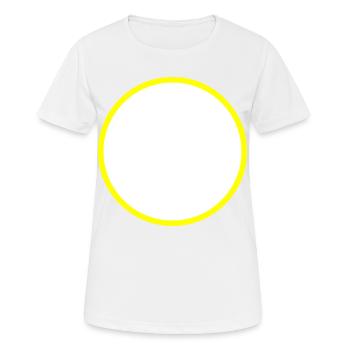 Circle Symbol Blank - Women's Breathable T-Shirt - white - Front - AI Model Female 172 dark (172cm)