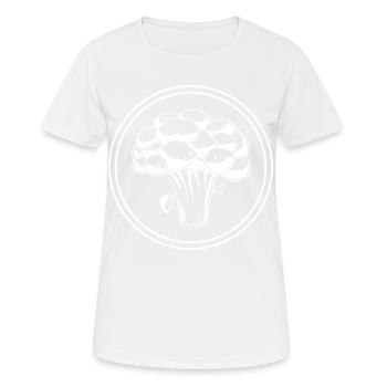 Brocoli Légumes - T-shirt respirant Femme - blanc - Devant - AI Model Female 172 dark (172cm)