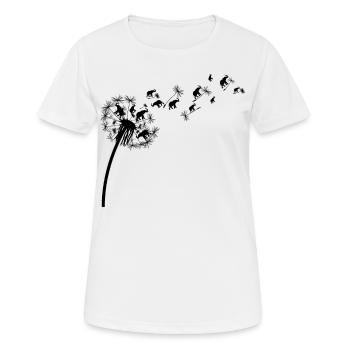 Elefant Afrika Safari Rasta Afrikafan Afrikaliebha - Frauen T-Shirt atmungsaktiv - Weiß - Vorne - AI Model Female 172 dark (172cm)