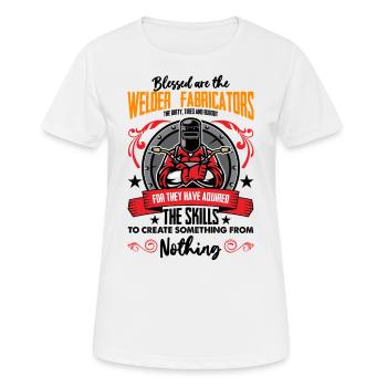 Welder Processor Funny Welder Gift S - Women's Breathable T-Shirt - white - Front - AI Model Female 172 dark (172cm)