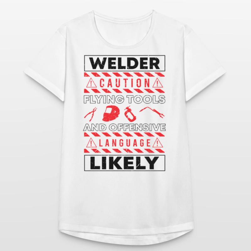 Welder Caution Tools Funny Welding Gift Women's Breathable T-Shirt