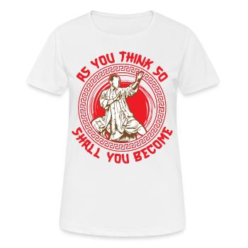 Wing Chun Wing Hard Kung Fu Martial Arts Combat Sp - Women's Breathable T-Shirt - white - Front - AI Model Female 172 dark (172cm)