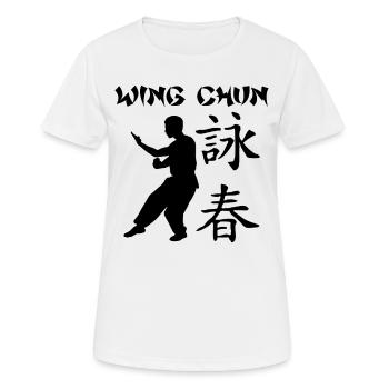 Wing Chun Wing Hard Kung Fu Martial Arts Combat Sp - Women's Breathable T-Shirt - white - Front - AI Model Female 172 dark (172cm)