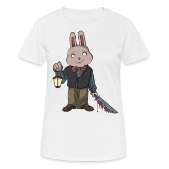 Zombie Gruslig Monster Halloween Tot Horrorfilm - Frauen T-Shirt atmungsaktiv - Weiß - Vorne - AI Model Female 172 dark (172cm)