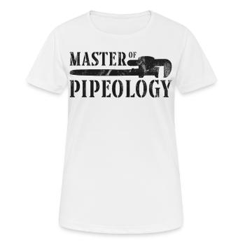 Plombier Plombier Plombier Vintage - T-shirt respirant Femme - blanc - Devant - AI Model Female 172 dark (172cm)