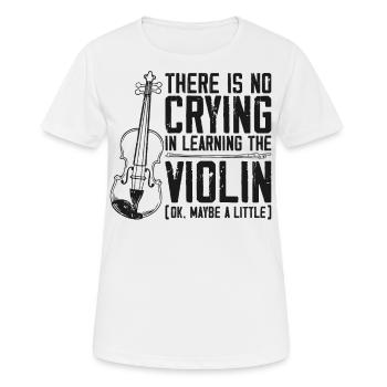 Violoniste Il n’y a pas de violoniste - T-shirt respirant Femme - blanc - Devant - AI Model Female 172 dark (172cm)