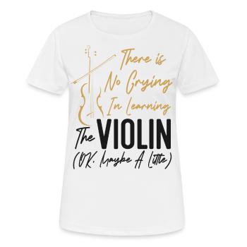 Violoniste Il n’y a pas de violoniste - T-shirt respirant Femme - blanc - Devant - AI Model Female 172 dark (172cm)