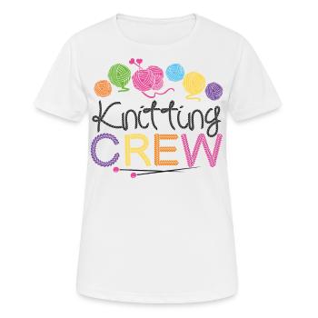 Tricot Tricot Tricot Équipe de tricot - T-shirt respirant Femme - blanc - Devant - AI Model Female 172 dark (172cm)