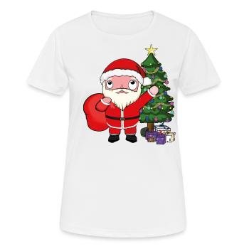 Dongxiang - T-shirt respirant Femme - blanc - Devant - AI Model Female 172 dark (172cm)
