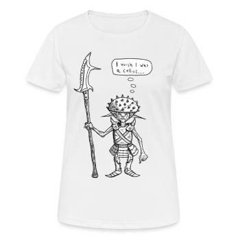 Depressive Goblinwache - Frauen T-Shirt atmungsaktiv - Weiß - Vorne - AI Model Female 172 dark (172cm)
