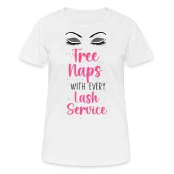 Esthéticienne Esthéticienne Soins de la Peau - T-shirt respirant Femme - blanc - Devant - AI Model Female 172 dark (172cm)