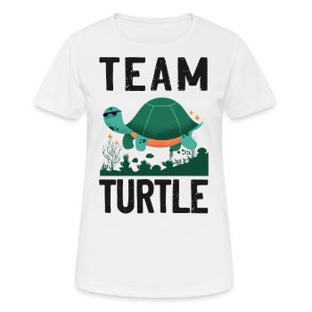 Tortue de mer Tortue Tortue Tortue - T-shirt respirant Femme - blanc - Devant - AI Model Female 172 dark (172cm)