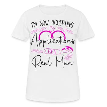 Happy Divorce Party I'm Now - Frauen T-Shirt atmungsaktiv - Weiß - Vorne - AI Model Female 172 dark (172cm)