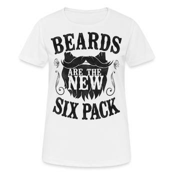 Beard Lover Bearded Man Beards Are - Women's Breathable T-Shirt - white - Front - AI Model Female 172 dark (172cm)