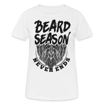 Beard Lover Bearded Man Beard - Women's Breathable T-Shirt - white - Front - AI Model Female 172 dark (172cm)