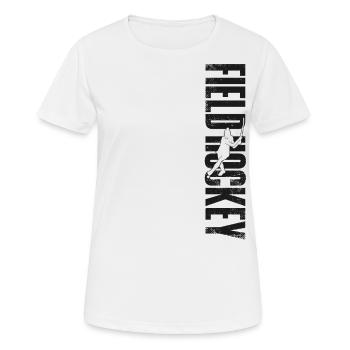 Field Hockey Field Hockey - Women's Breathable T-Shirt - white - Front - AI Model Female 172 dark (172cm)