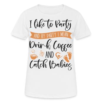 LD Labour And Delivery Nurse - Women's Breathable T-Shirt - white - Front - AI Model Female 172 dark (172cm)