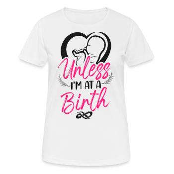 LD Labour And Delivery Nurse - Women's Breathable T-Shirt - white - Front - AI Model Female 172 dark (172cm)